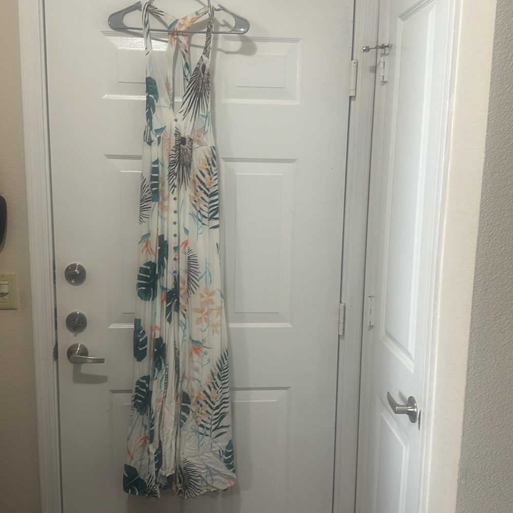 Tropical Maxi Dress. Sz M.